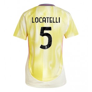 Juventus Manuel Locatelli #5 Gostujuci Dres za Ženska 2024-25 Kratak Rukavima